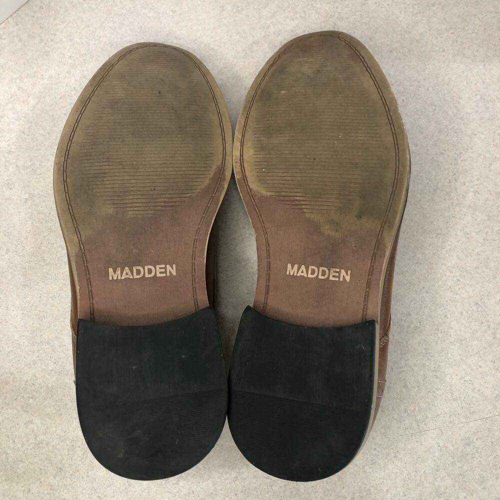 Steve Madden M-Alk Cognac Brown Dress Oxford Shoes WM910771 Sz 9M Perforated Toe - Picture 8 of 8